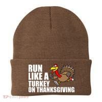 Run Like A Turkey On Thanksgiving Beanie thumb 0