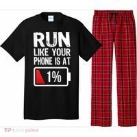 Run Like Your Phone Is At 1% Pajama Set thumb 0