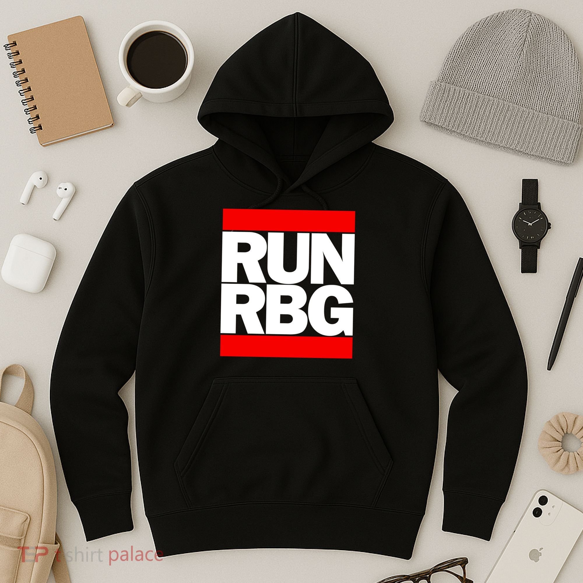 RUN Notorious RBG Ruth Ginsburg Hoodie