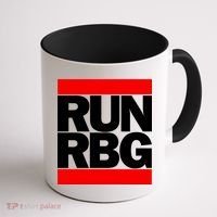 RUN Notorious RBG Ruth Ginsburg Coffee Mug thumb 1