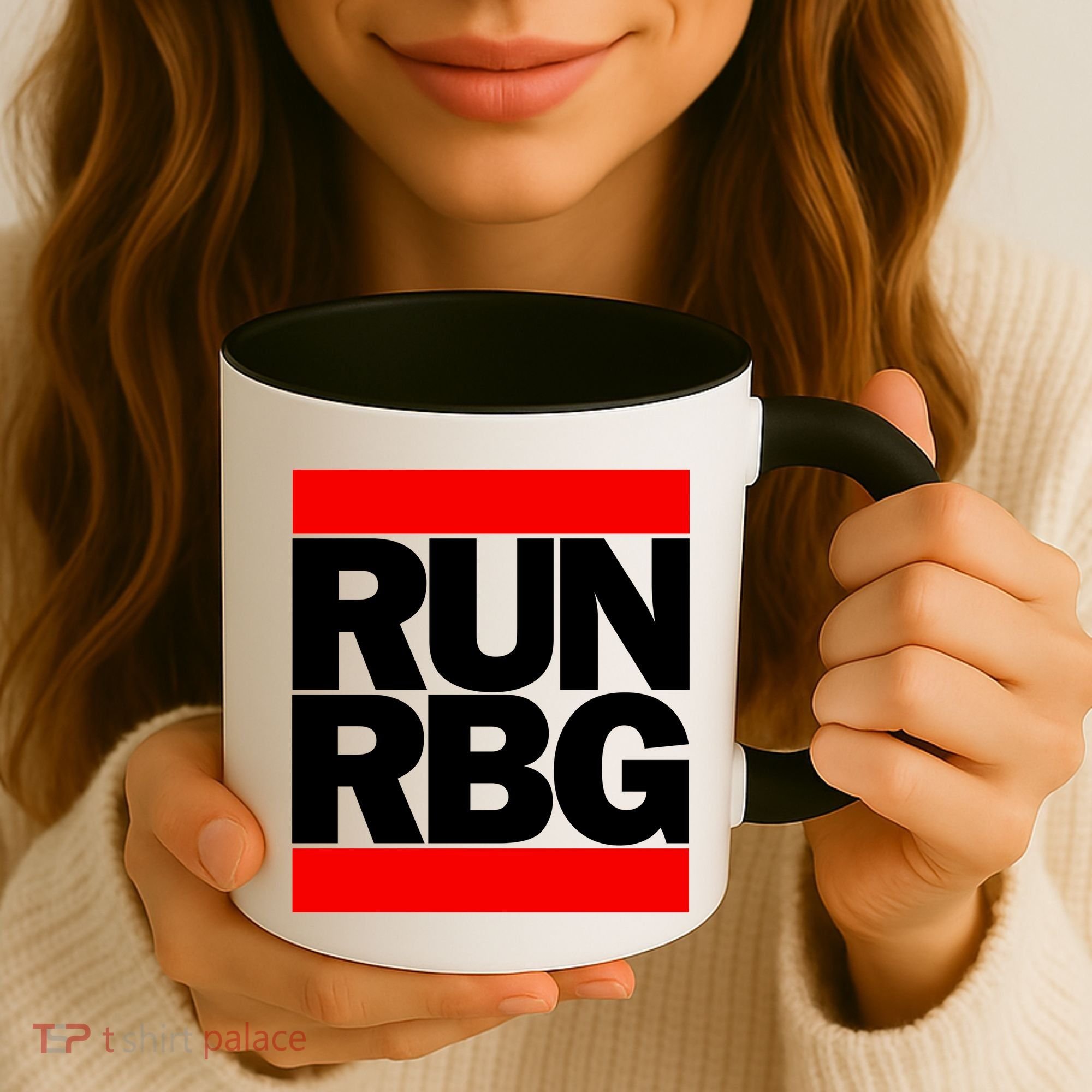 RUN Notorious RBG Ruth Ginsburg Coffee Mug