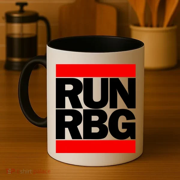 RUN Notorious RBG Ruth Ginsburg Coffee Mug