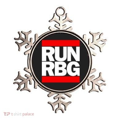 RUN Notorious RBG Ruth Ginsburg Ornament