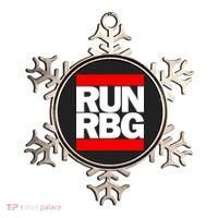 RUN Notorious RBG Ruth Ginsburg Ornament thumb 0