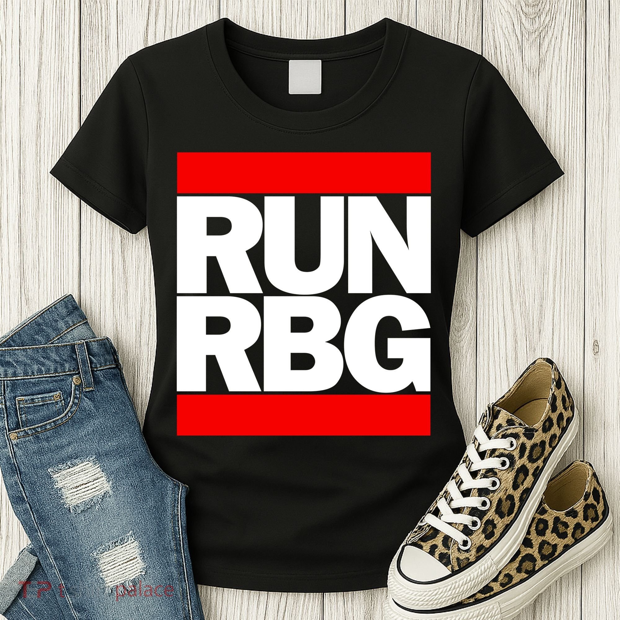 RUN Notorious RBG Ruth Ginsburg Women's T-Shirt