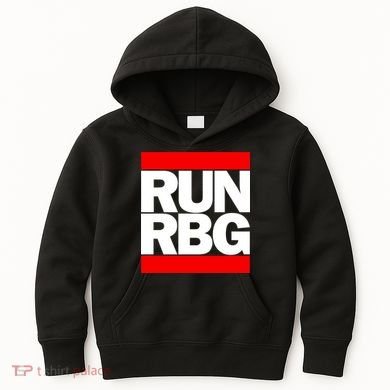 RUN Notorious RBG Ruth Ginsburg Kids Hoodie