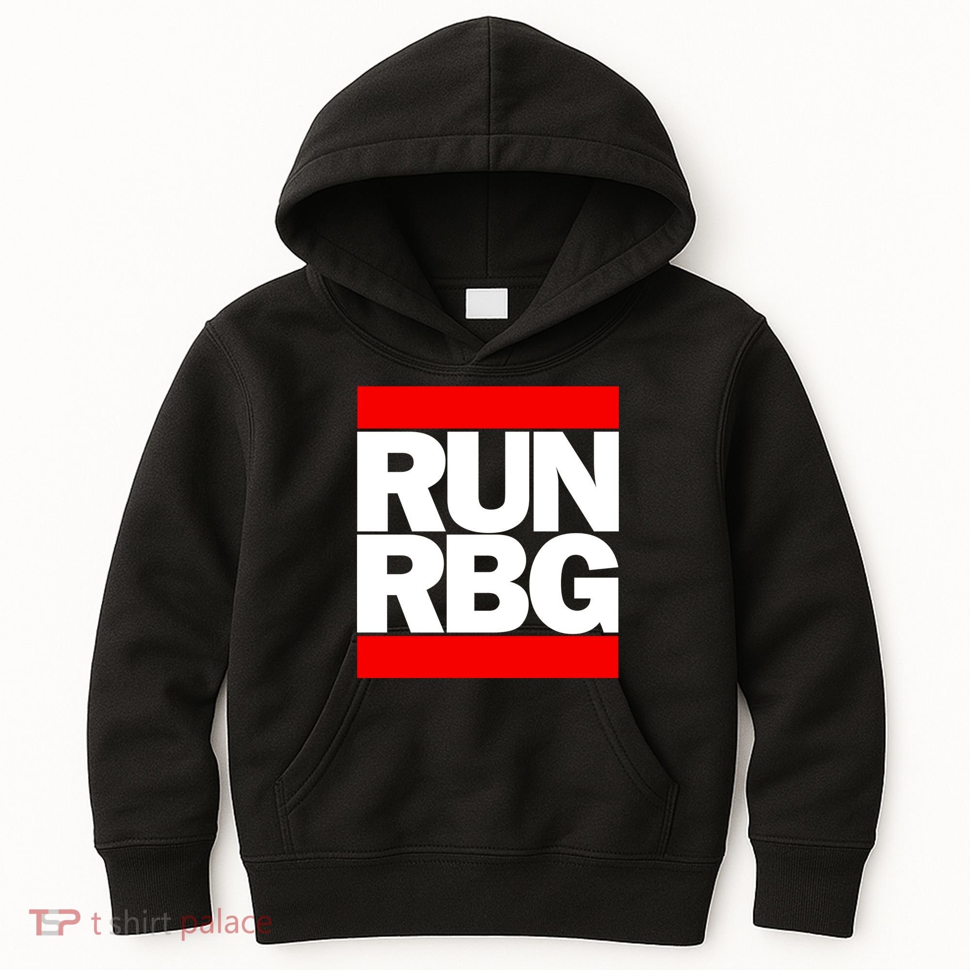 RUN Notorious RBG Ruth Ginsburg Kids Hoodie