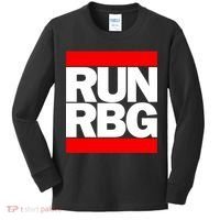 RUN Notorious RBG Ruth Ginsburg Kids Long Sleeve Shirt thumb 0