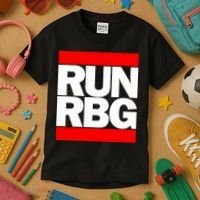 RUN Notorious RBG Ruth Ginsburg Kids T-Shirt thumb 3
