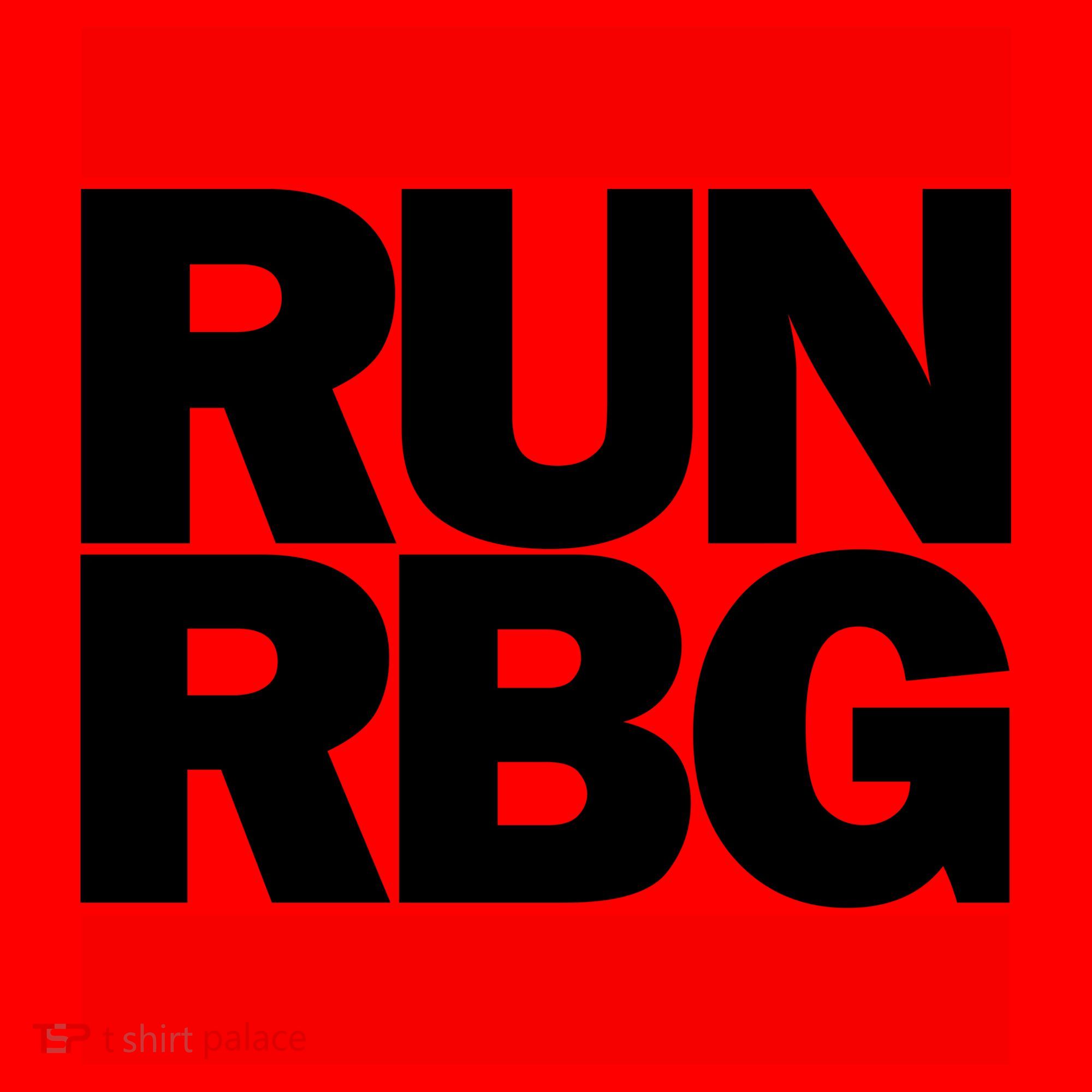 RUN Notorious RBG Ruth Ginsburg Santa Hat