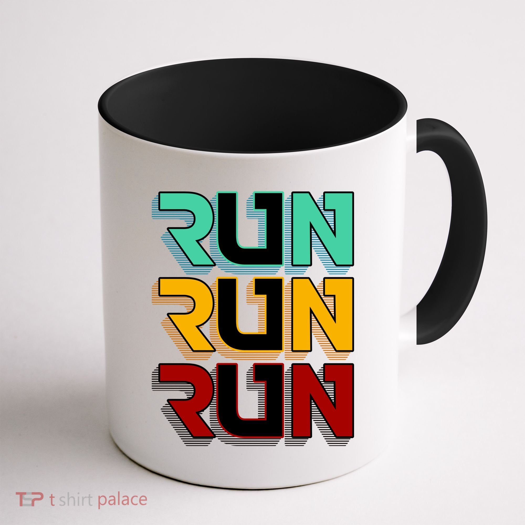 Run Run Run Retro Coffee Mug