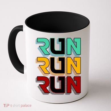 Run Run Run Retro Coffee Mug
