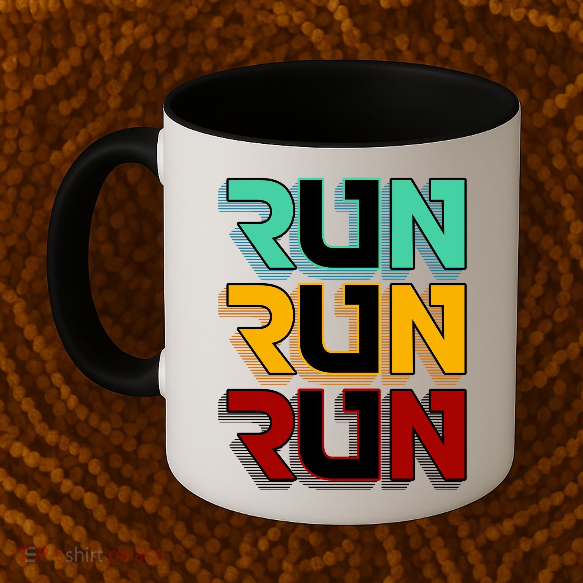 Run Run Run Retro Coffee Mug