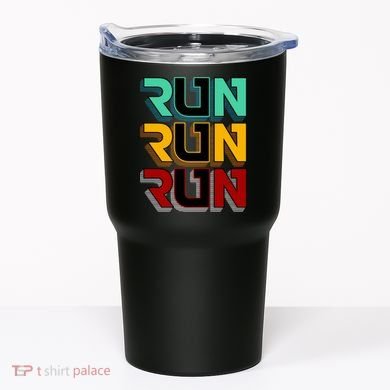 Run Run Run Retro Tumbler