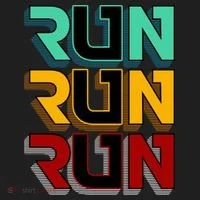 Run Run Run Retro Tumbler thumb 3