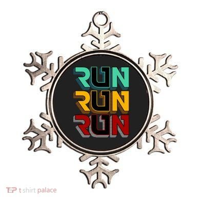Run Run Run Retro Ornament