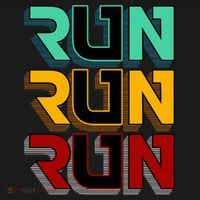 Run Run Run Retro Ornament thumb 1