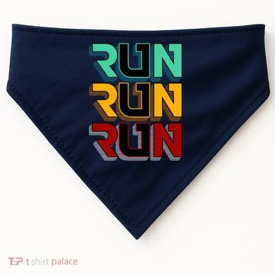 Run Run Run Retro USA-Made Doggie Bandana