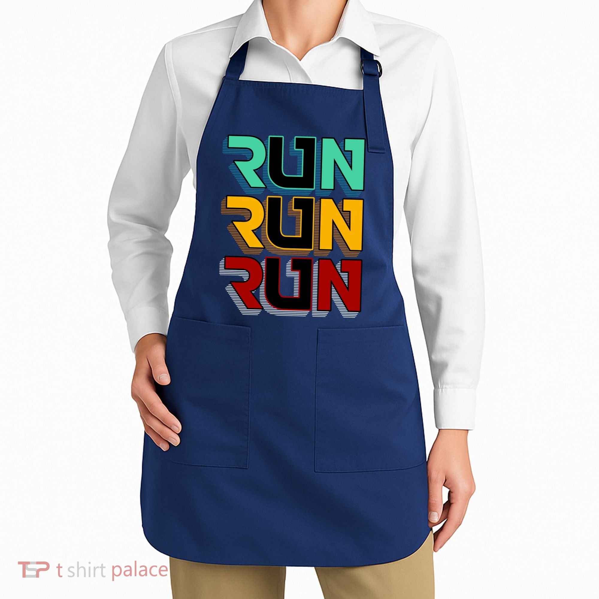 Run Run Run Retro Apron