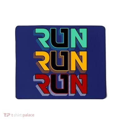 Run Run Run Retro Mousepad
