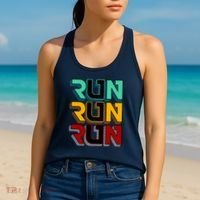 Run Run Run Retro Women's Tank Top thumb 2