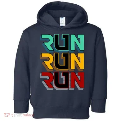 Run Run Run Retro Toddler Hoodie