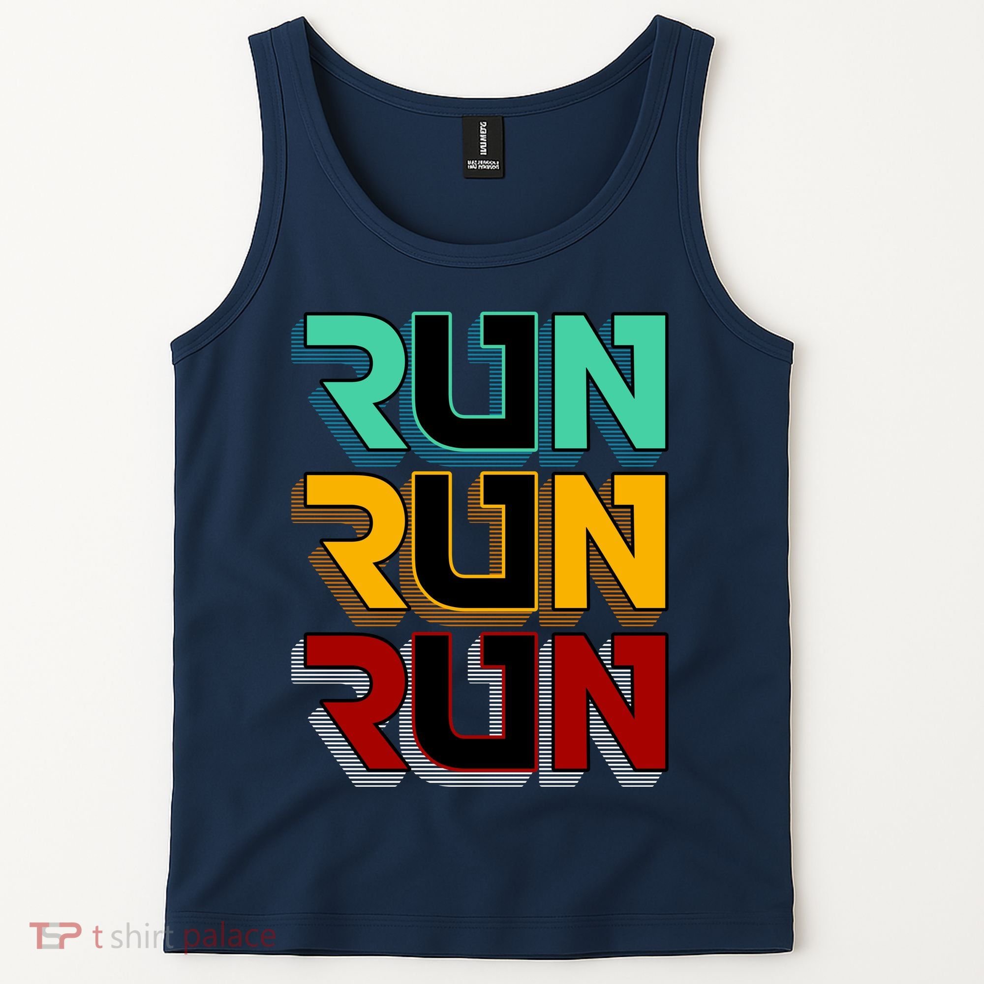 Run Run Run Retro Tank Top
