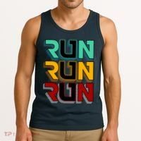 Run Run Run Retro Tank Top thumb 3