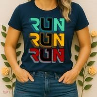 Run Run Run Retro Women's T-Shirt thumb 2
