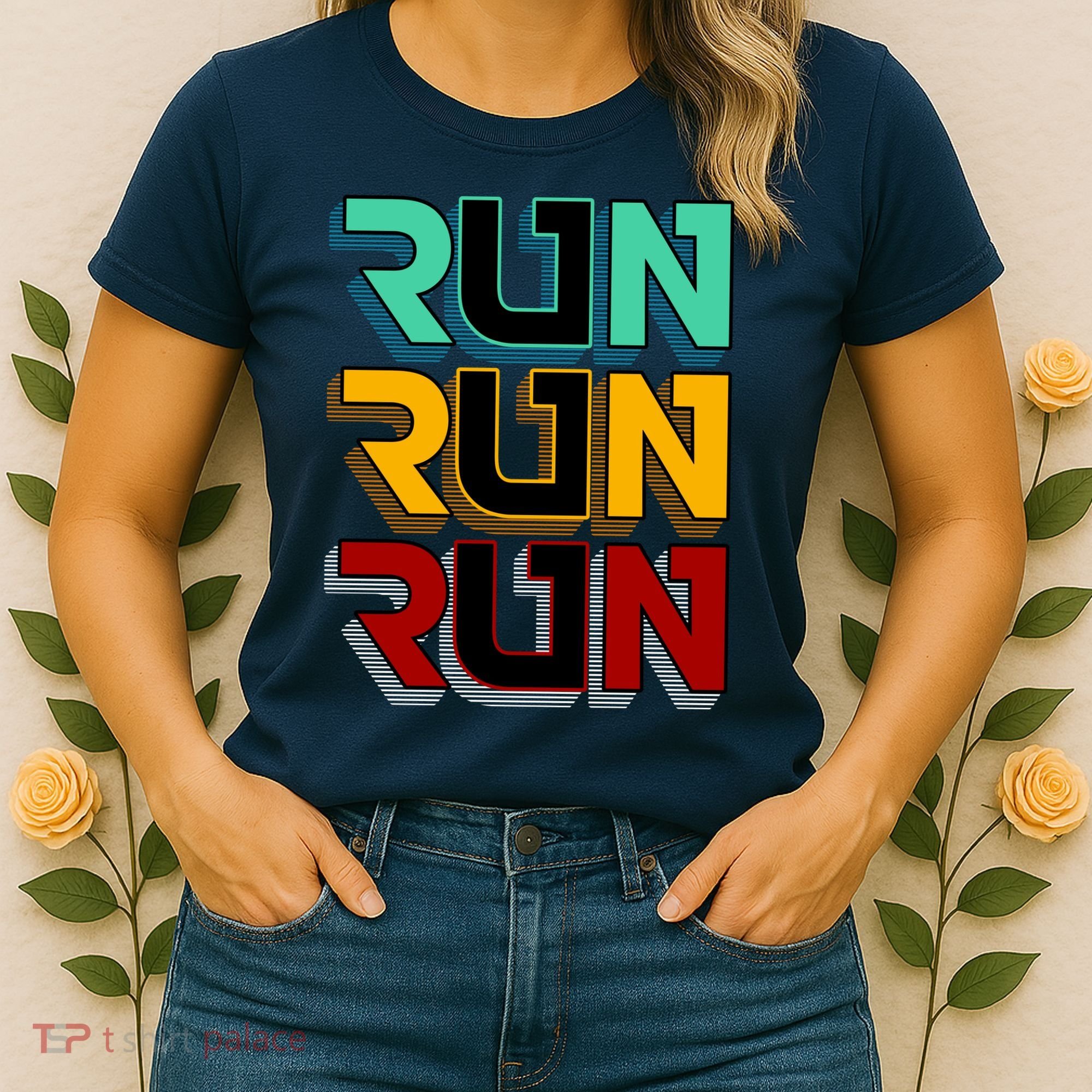 Run Run Run Retro Women's T-Shirt