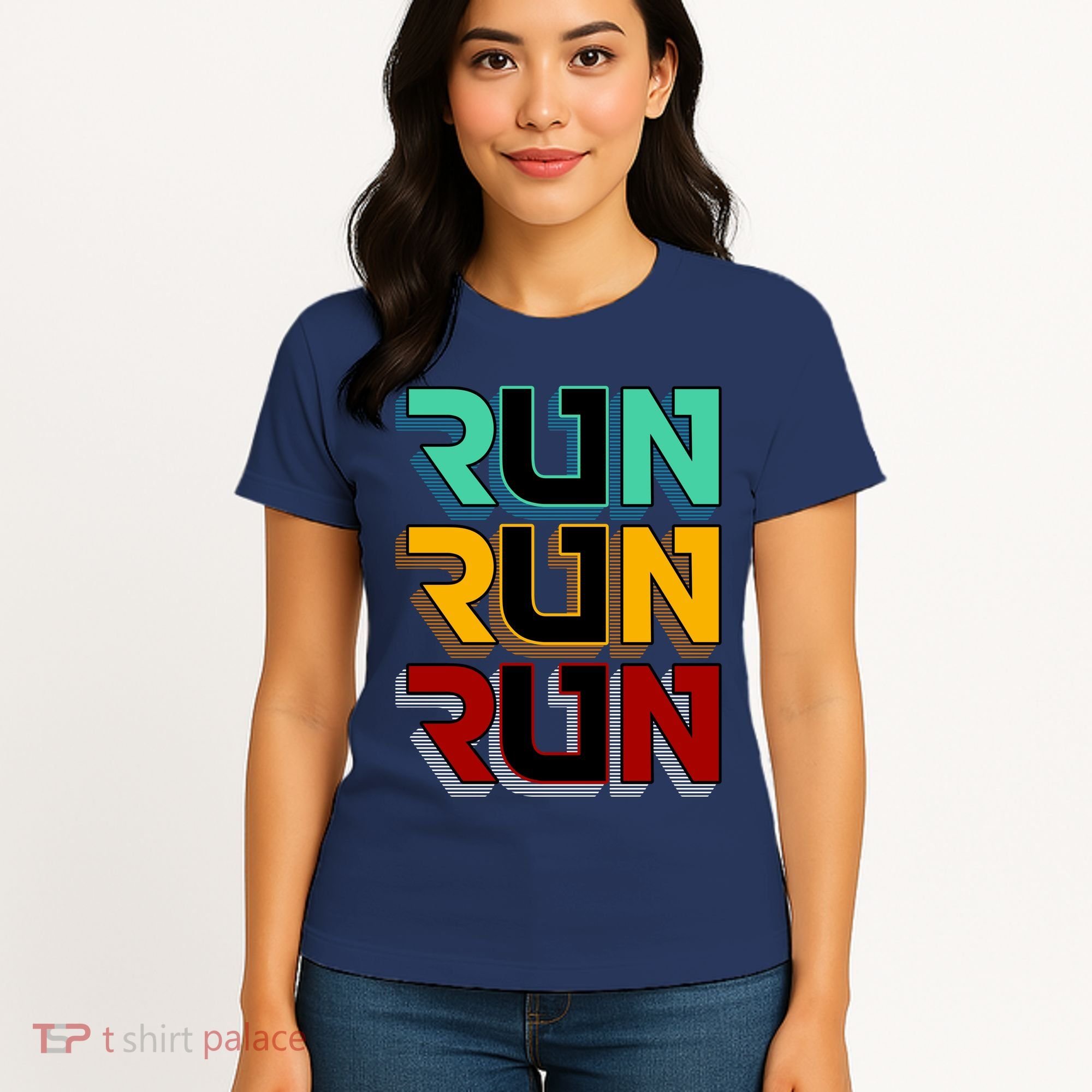 Run Run Run Retro Women's T-Shirt