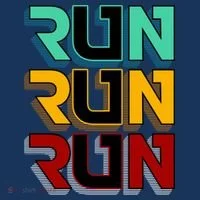 Run Run Run Retro Women's T-Shirt thumb 6