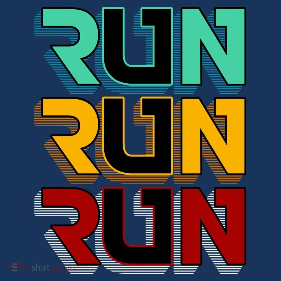 Run Run Run Retro Women's T-Shirt