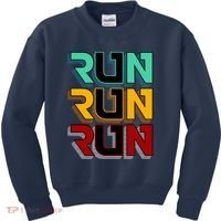 Run Run Run Retro Kids Sweatshirt thumb 0