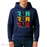 Run Run Run Retro Kids Hoodie thumb 4