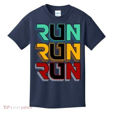 Run Run Run Retro Kids T-Shirt