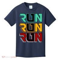 Run Run Run Retro Kids T-Shirt thumb 0