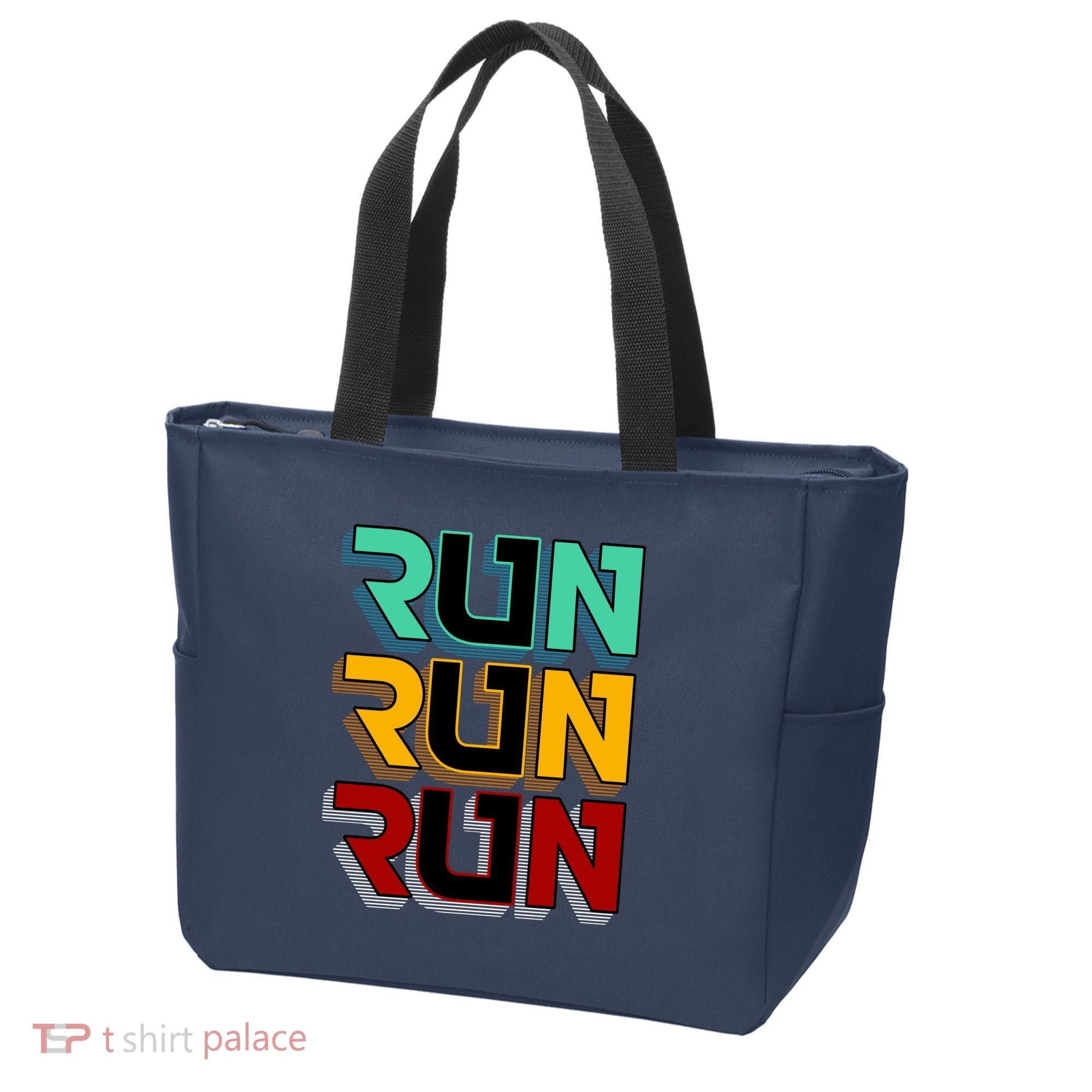 Run Run Run Retro Tote Bag