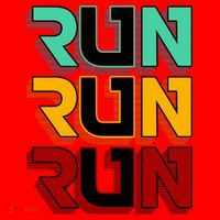 Run Run Run Retro Santa Hat thumb 1