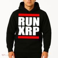 Run XRP Ripple Crypto Currency To the Moon Hoodie thumb 2
