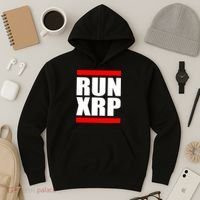 Run XRP Ripple Crypto Currency To the Moon Hoodie thumb 3