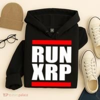 Run XRP Ripple Crypto Currency To the Moon Hoodie thumb 4