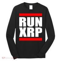 Run XRP Ripple Crypto Currency To the Moon Long Sleeve Shirt thumb 0