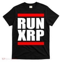 Run XRP Ripple Crypto Currency To the Moon T-Shirt thumb 0
