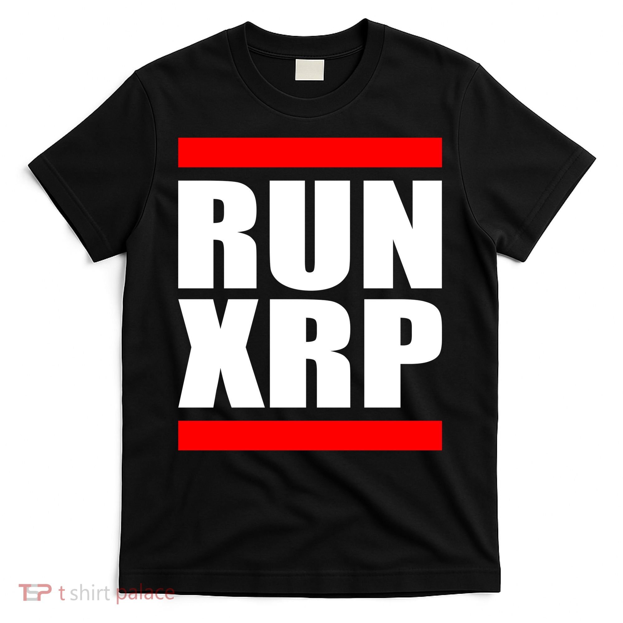 Run XRP Ripple Crypto Currency To the Moon T-Shirt