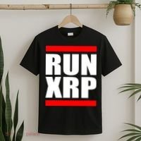Run XRP Ripple Crypto Currency To the Moon T-Shirt thumb 2