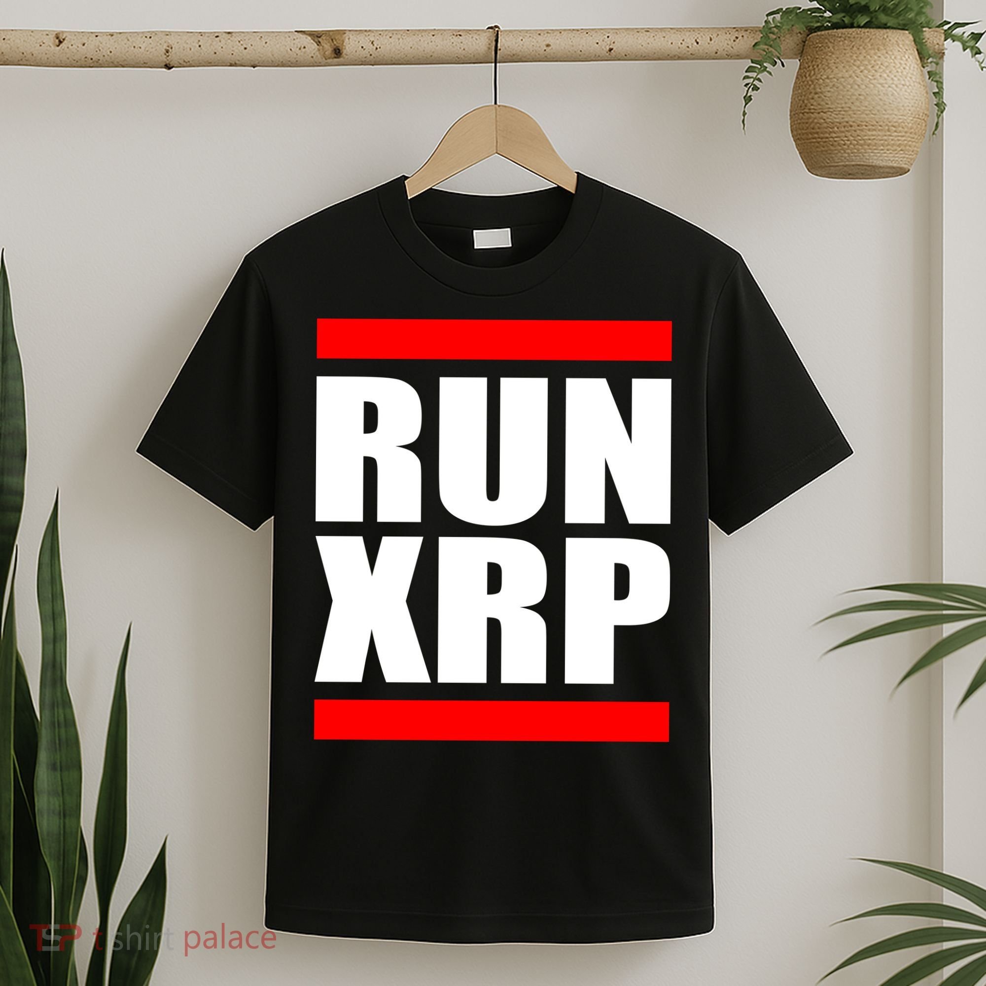 Run XRP Ripple Crypto Currency To the Moon T-Shirt