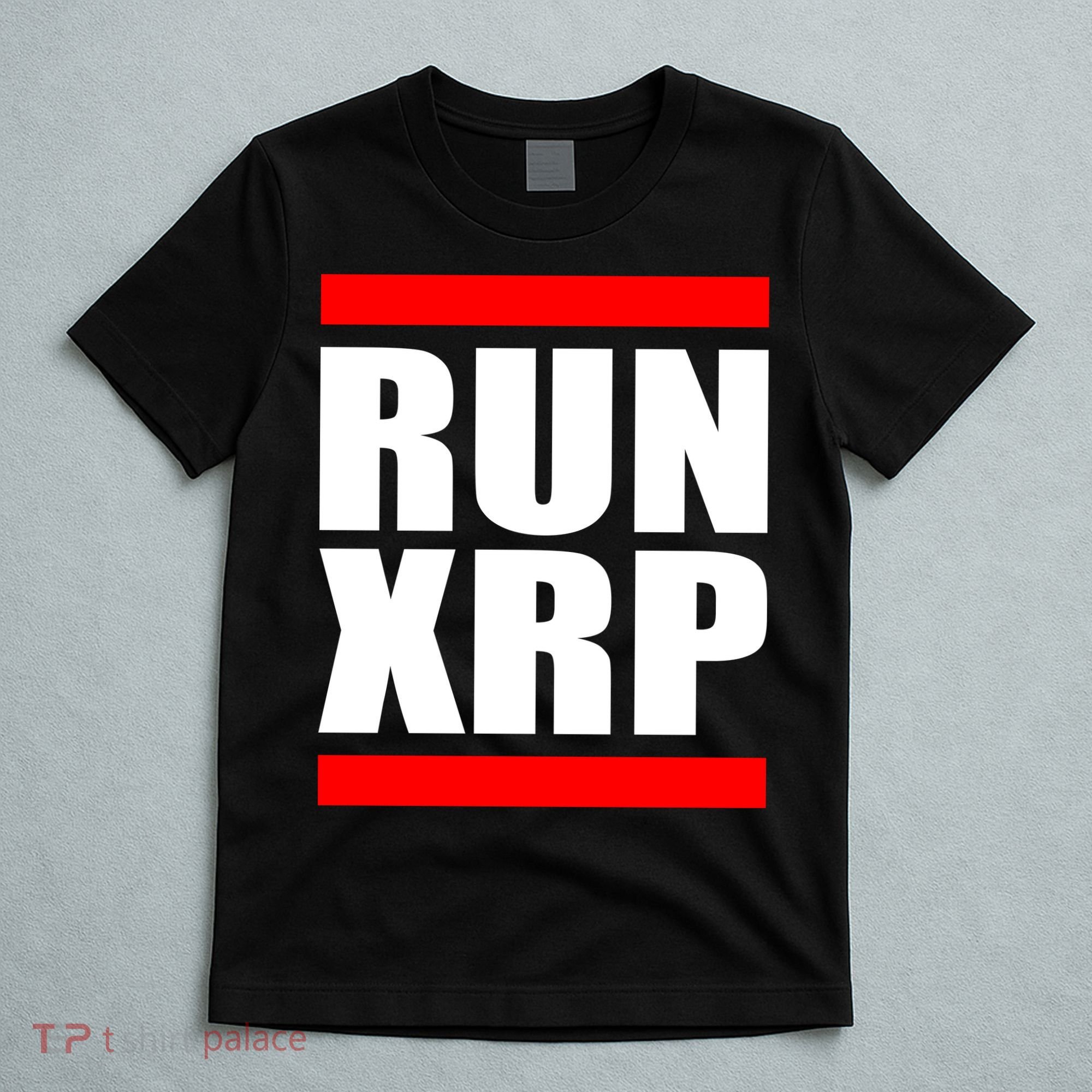 Run XRP Ripple Crypto Currency To the Moon T-Shirt
