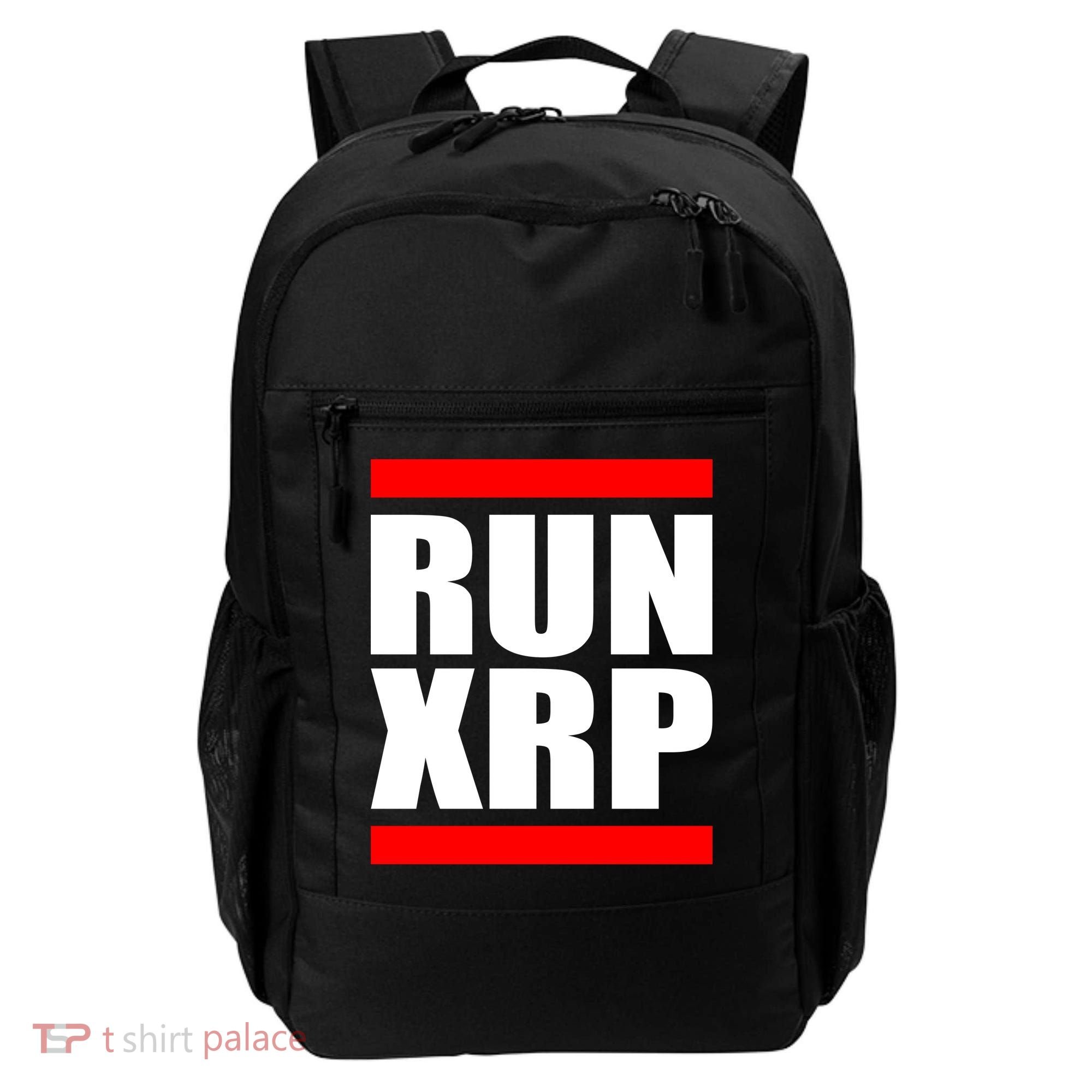 Run XRP Ripple Crypto Currency To the Moon Backpack
