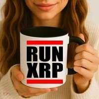 Run XRP Ripple Crypto Currency To the Moon Coffee Mug thumb 3